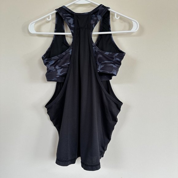 ZYIA Sports Bra tank top 2 in 1 Light N Tight And Tank Black/Camo - Picture 5 of 8